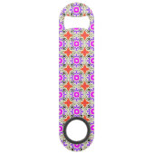 Etnische patronen met Marokkaanse motifs Speed Flessenopener (Achterkant)