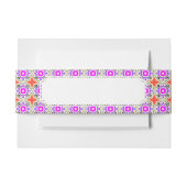 Etnische patronen met Marokkaanse motifs Uitnodigingen Wikkel (Voorkant Voorbeeld)