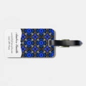 Etnische patronen met Turkse motifs Bagagelabel (Achterkant horizontaal)