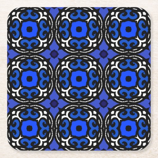 Etnische patronen met Turkse motifs Kartonnen Onderzetters (Voorkant)