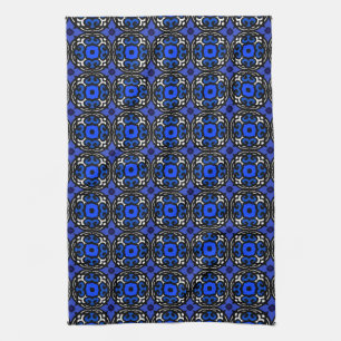 Etnische patronen met Turkse motifs Theedoek