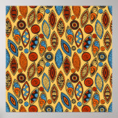 Etnische patronen poster (Voorkant)