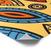 Etnische patronen poster (Hoek)