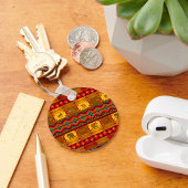 Etnische patronen sleutelhanger
