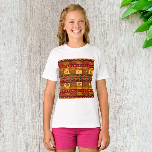 Etnische patronen t-shirt