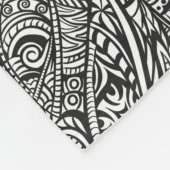 Etnische patroon 3 fleece deken (Hoek)