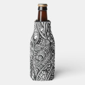 Etnische patroon 3 flesjeskoeler (Fles Voorkant)