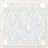 Etnische patroon 3 glazen onderzetter (Achterkant)