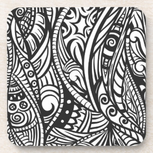 Etnische patroon 3 onderzetter