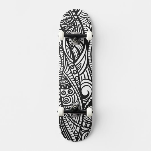 Etnische patroon 3 persoonlijk skateboard (Voorkant)