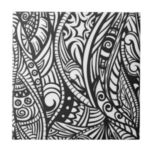 Etnische patroon 3 tegeltje