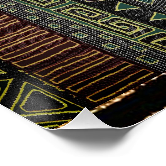 Etnische Perfect Poster (Hoek)