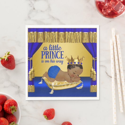 Etnische Prince Baby shower Papier servet (Insitu)