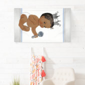 Etnische Prince Baby Shower Spandoek (Insitu)