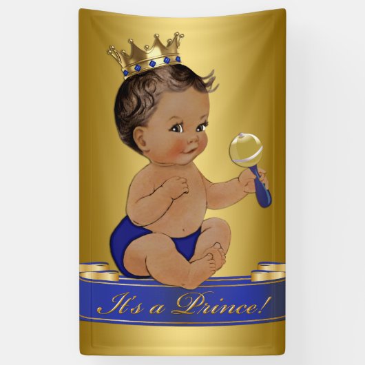 Etnische Prince Peuter Feest Spandoek (Verticaal)