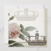 Etnische prins en prinses tweeling Baby shower Kaart (Achterkant)