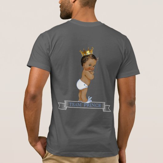 Etnische prins onthult geslacht t-shirt (Achterkant)