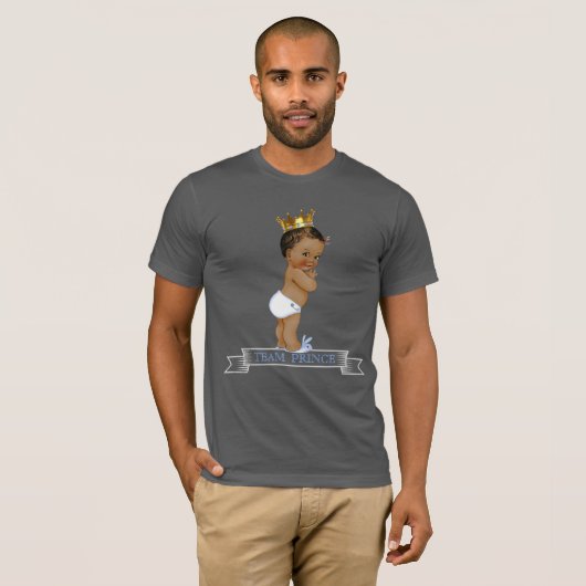 Etnische prins onthult geslacht t-shirt (Voorkant volledig)