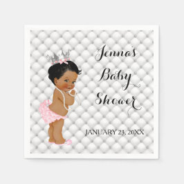 Etnische Prinses Baby Meisje Diamanten Servetten