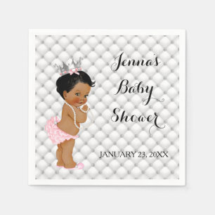 Etnische Prinses Baby Meisje Diamanten Servetten