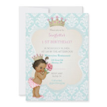 Etnische Prinses Baby Meisje Gouden Kroon Aqua Roz