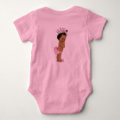 Etnische Prinses Baby Meisje Romper (Achterkant)