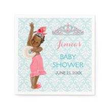Etnische Prinses Baby Meisje Tiara Roze & Aqua