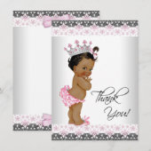 etnische prinses Baby shower dank u Bedankkaart (Voorkant / Achterkant)