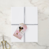 Etnische Prinses Baby shower Gift Labels Cadeaulabel (Met Touw)