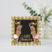 Etnische prinses, Baby shower Kaart (Staand voorkant)