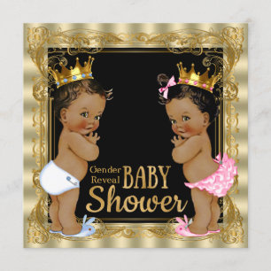 Etnische prinses, Baby shower Kaart