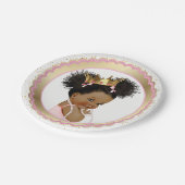 Etnische Prinses Baby shower Papier Bord (Gekanteld)