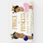 Etnische prinses, Baby shower Spandoek (Verticaal)
