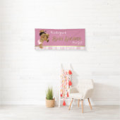 Etnische prinses baby shower spandoek (Insitu)