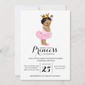 Etnische Prinses Baby shower Uitnodiging (Voorkant)