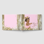 Etnische Prinses Ballerina Baby shower gastenboek (Volledig)