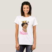 Etnische Prinses Ballerina Baby T-shirt (Voorkant volledig)