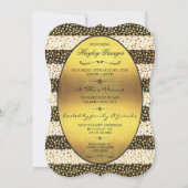 Etnische Prinses Ballerina Stripes Stippen Baby sh Kaart (Achterkant)