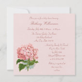 Etnische Prinses Tutu Hydrangea Baby shower Kaart (Achterkant)