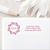 Etnische retro floral Mandala Etiket (Insitu)