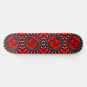 Etnische ruimte baan caleidoscoop J Rood Persoonlijk Skateboard (Horizontaal)