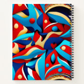 Etnische spiraal notitieboek (Achterkant)