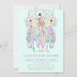 Etnische Sprookjesdromer Boho Elk Kleurenpapier Kaart