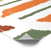 Etnische stam Argyle naadloos patroon. Traditionee Poster (Hoek)