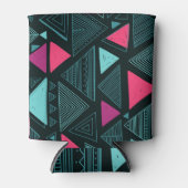 Etnische stam Boho: Doodle . Blikjeskoeler (Voorkant)