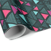 Etnische stam Boho: Doodle . Cadeaupapier (Rol Hoek)