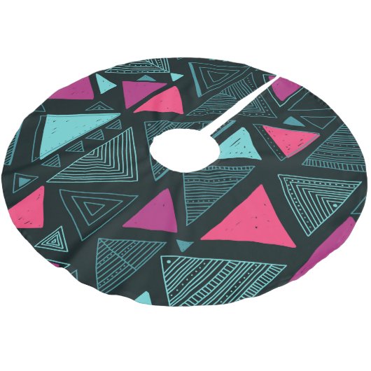 Etnische stam Boho: Doodle . Kerstboom Rok (Gekanteld)