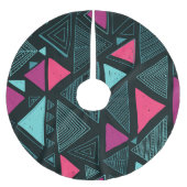 Etnische stam Boho: Doodle . Kerstboom Rok (Voorkant)