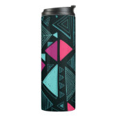 Etnische stam Boho: Doodle . Thermosbeker (Gedraaid links)