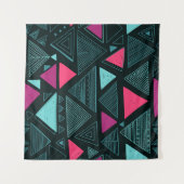 Etnische stam Boho: Doodle . Wandkleed (Voorkant)